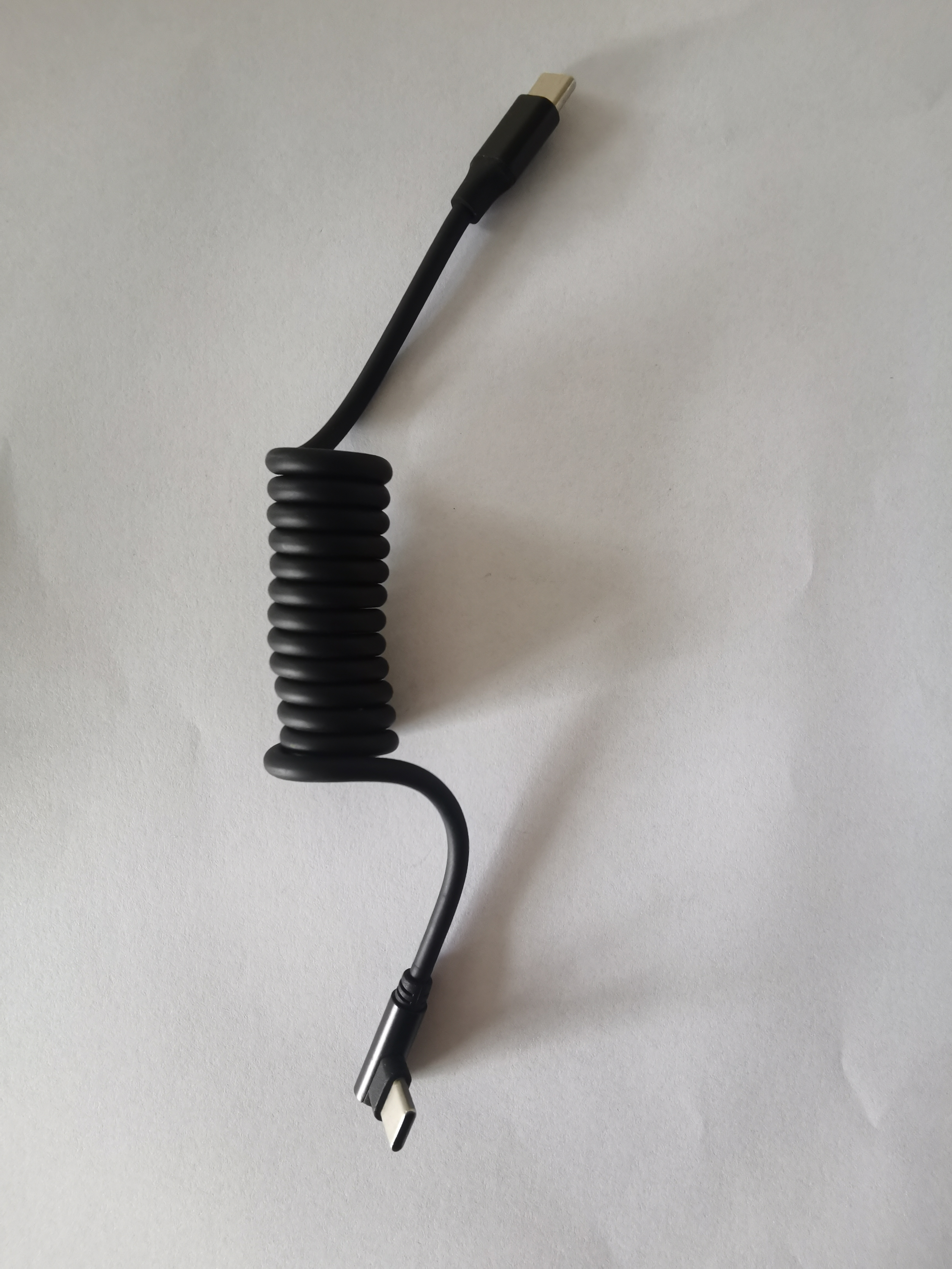 Spring cable USB-C to USB-C cable fast charge cable